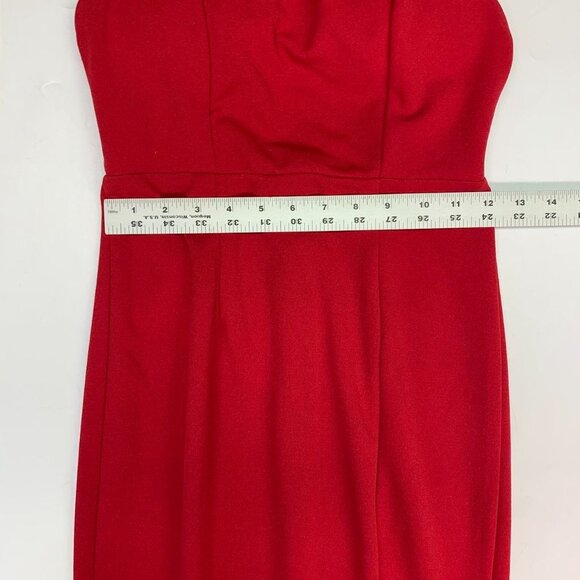 Hello Molly Women's Taking It Back Side Slit One Shoulder Dress Size S - Picture 11 of 13